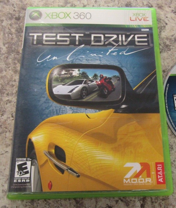 Test Drive Unlimited, Microsoft Xbox 360 (2006) w/ Manual - Tested Working