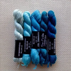 Planet Earth Pepper Pot single strand silk Teal Blue collection - Picture 1 of 1