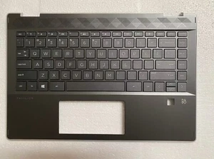 NUEVO HP Pavilion X360 14-DH 14t-dh teclado y reposamanos EE. UU. L53796-001 plata EE. UU. - Imagen 1 de 2