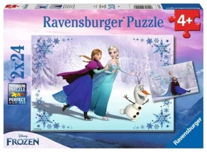 NEW SEALED Ravensburger 09115 Disney Frozen Sisters Forever 2x24Pc Jigsaw Puzzle - Picture 1 of 11