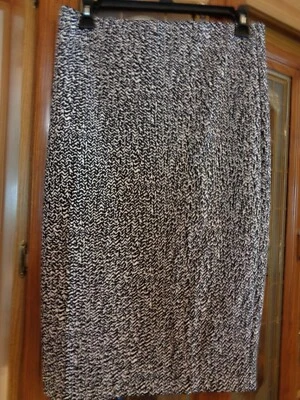 Vince Camuto Falda Recta Negro Blanco Talla S Foto 1 de 4