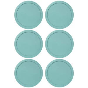 6 tapas de repuesto para contenedores Pyrex de 2 tazas, 5 pulgadas 7200 piezas turquesa - Imagen 1 de 1