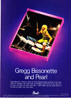 1988 Gregg Bissonette photo Pearl Drums promotional print ad