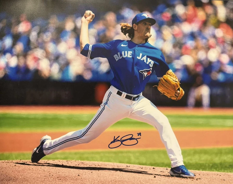 FOTO AUTOGRAFIADA 11X14 KEVIN GAUSMAN TORONTO BLUE JAYS - A Foto 1 de 1