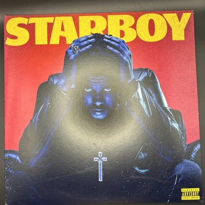 THE WEEKND Starboy YELLOW ORIG 2017 Vinyl Record 2LP LE Urban Outfitters - Image 1 of 4
