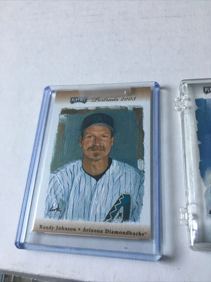 Randy Johnson And John Olerud 2003 Playoff Portraits - Image 1 of 4