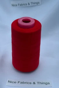 50 Spools - Red A181 Multi Purpose Sewing Thread - Picture 1 of 3