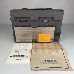 NEW Vintage Telex Copyette Series 2 Cassette Copier Mono Original Box W Manuals - Picture 1 of 13