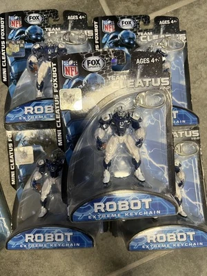 Indianapolis Colts LOT OF 5 NFL Mini Cleatus 3" Keychain New FREE SHIPPING - Image 1 of 3