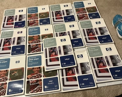 HP Inkjet Photo Paper Glossy 235 sheets 8.5" x 11" New Old Stock - Image 1 of 4
