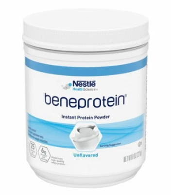 Proteína en polvo sin sabor Beneprotein | NUEVA lata de 8 oz | 6 g de proteína por cucharada Foto 1 de 2