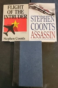 Lot of 3 Stephen Coonts Hardcover Books - Final Flight, Assassin, Flight Of The - Picture 1 of 7