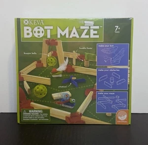 KEVA Mindware Maker Bot Maze - Juego de construcción de madera STEM para niños - Imagen 1 de 7