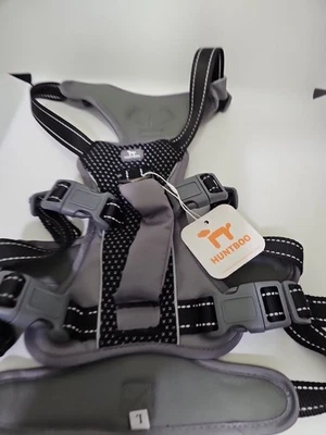 Chaleco reflectante con arnés para perro Huntboo sin tirar para perro grande Foto 1 de 3