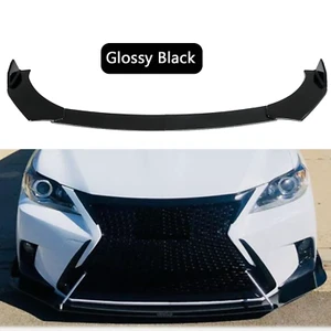 Glossy Front Bumper Lip Spoiler Splitter For LEXUS CT200H 2014-2017 - Picture 1 of 11