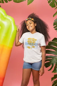 Rhosebud Club "Yellow Rose" T-Shirt - PROCLUB Crew Neck Short Sleeve - Picture 1 of 5