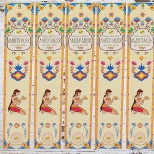 Konvolut x 5 Sreevani Indian Heritage Series - Amber Moschus 5 Boxen x 15 Gramm - Bild 1 von 1