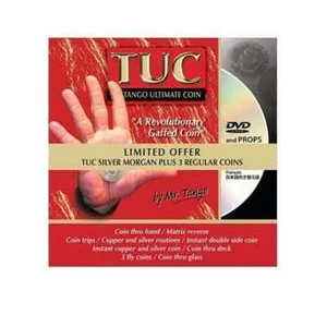 Limited Special Silver TUC Morgan plus 3 Matching Coins by Tango Magic- Trick - Picture 1 of 1