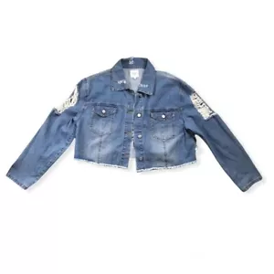 Active usa jean jacket size large - Picture 1 of 7