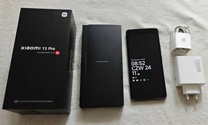 Nowy xaiomi 13 pro 5g+ 12gb 512gb pamięci czarny - Zdjęcie 1 z 2