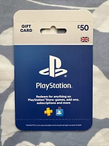 PlayStation £50 Gift Card UK for PS5/PS4 - Picture 1 of 1