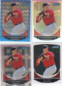Pat Light 2013 Bowman Chrome BCP152 Chrome Prospect Card Lot w/refractors - Picture 1 of 1