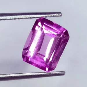 Zafiro rosa natural sin tratar certificado 3,32 quilates piedras preciosas su... - Imagen 1 de 8