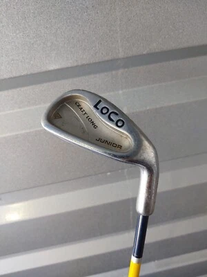 Dunlop Loco Crazy Long JR 9 Iron Club Winn Golf Master Wrap Grip Graphite Shaft - Image 1 of 4