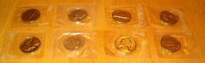8 - 1960 PROOF Jefferson Nickels sealed in Cellophane - Cut from mint sets - Picture 1 of 2