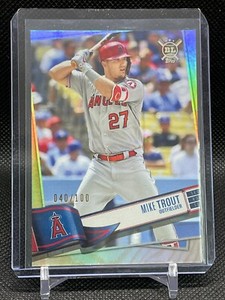2019 Topps Big League Mike Trout Rainbow Foil /100