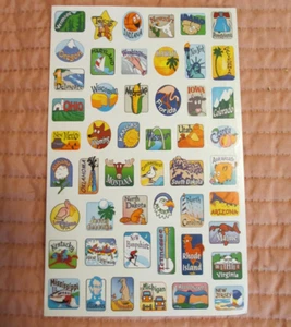 USA State Stickers Assorted Designs from Highlights Magazine - Picture 1 of 1