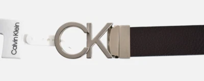 Nuevo Cinturón de Vestir CALVIN KLEIN Marrón/Negro REVERSIBLE Para Hombre M (34-36) o L (38-40) Foto 1 de 4