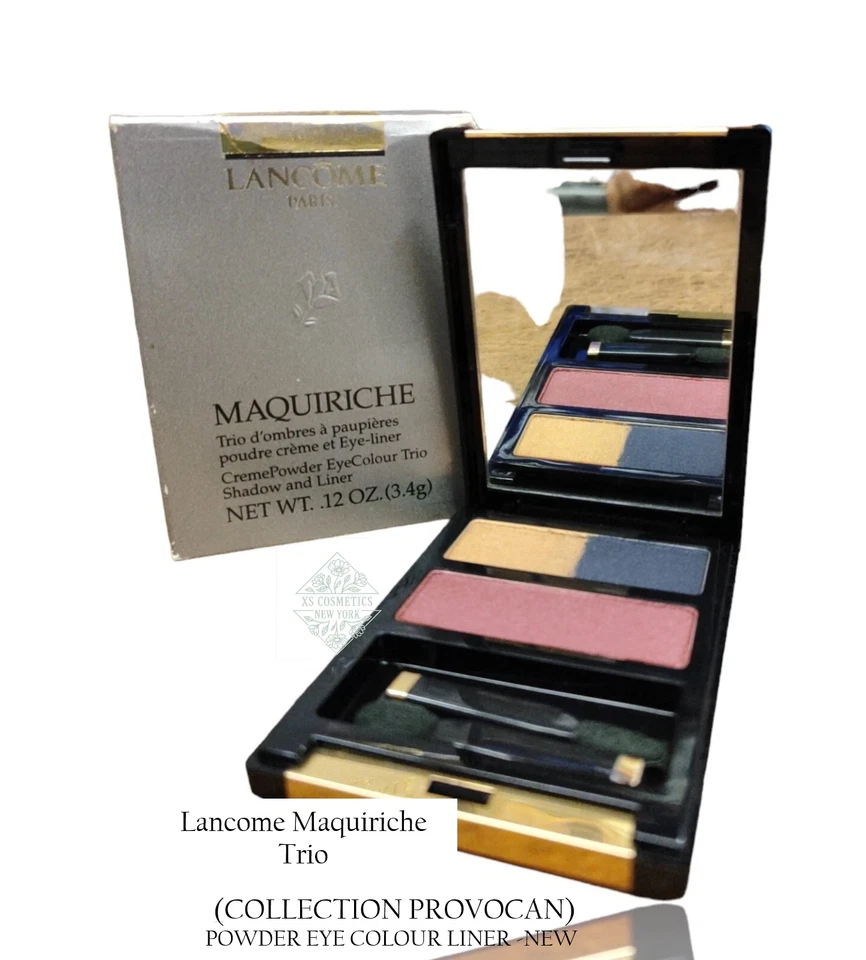 Lancome Maquiriche Trio (КОЛЛЕКЦИЯ PROVOCAN) КРЕМОВАЯ ПУДРА ПОДВОДКА ДЛЯ ГЛАЗ - НОВАЯ - Изображение 1 из 1