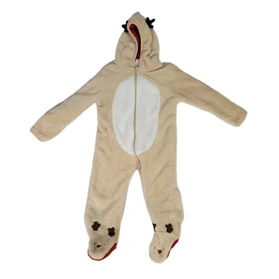 Детский комбинезон с длинным рукавом джемпер 9-12 месяцев рождественский северный олень супермягкий Avon - Изображение 1 из 4