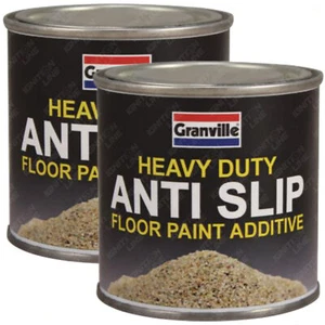 2 x Granville Heavy Duty Anti Slip Floor Non Slip Paint Additive Grip 250g - Picture 1 of 2