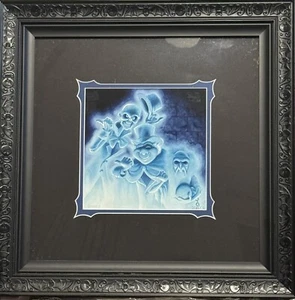 Disney Parks Haunted Mansion Hitchhiking Ghosts Framed Art Eric Scales - Picture 1 of 4