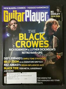Guitar Player August 2008 The Black Crowes Def Leppard James Nash Yoav 