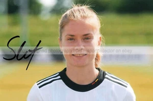 Sjoeke Nusken Football German National Team Signed 7.5 x 5 Photograph *With COA - Picture 1 of 2