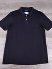 Swrve Men's Size S Short Sleeve Polo Shirt Cotton/Modal Black