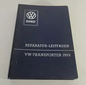 Manual de Taller VW Bus / Transporter / Samba T1 Original De 1953 - Imagen 1 de 9