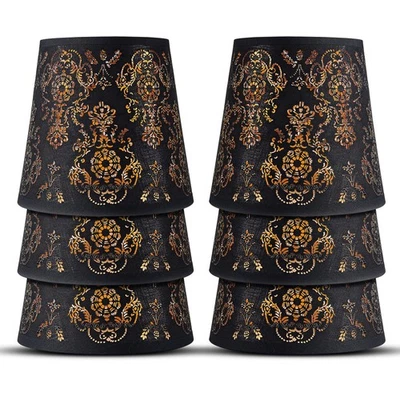 Candelabros de cristal, mini pantalla de lámpara, clip en pantalla, apto para luz desplegable... Foto 1 de 4