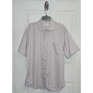 Camisa de manga corta Peter Millar para hombre microimpresión en blanco regata mediana $155 - Imagen 1 de 4