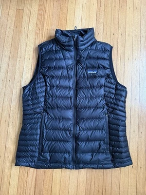 Chaleco de plumón Patagonia para mujer - grande, negro Foto 1 de 3