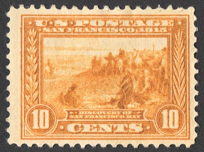 美国 Sc# 400 * 状况完好 OG H * { -VF - 10c 巴拿马太平洋 } 优质香水 12 1912 年简历 120 美元 — 第 1/4 张图片