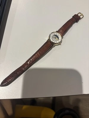 Reloj de cuarzo Waltham para mujer fase lunar de cuero marrón Foto 1 de 4