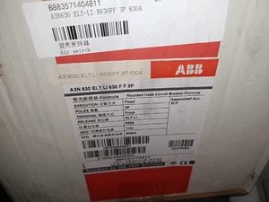 INTERRUPTOR DE AIRE 1 PIEZA NUEVO A3N 630 ELT LI 630 F F 3P 1SDA066566R1 ENVÍO RÁPIDO POR FEDEX - Imagen 1 de 2