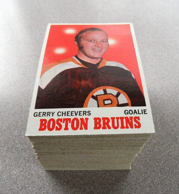 orig. Lote de tarjetas de hockey Topps 1970-71 ¡¡¡DE MAYOR CALIDAD!!! Juego cercano (112/132) con estrellas Foto 1 de 4