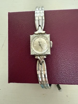 Reloj suizo vintage Elgin Lady 10k RGP bisel correa para piezas/reparación correa duquesa Foto 1 de 4