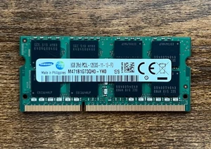 Samsung 8GB Laptop RAM - RPC3-12800 (DDR3-1600) Memory (M471B1G73QH0-YK0) - USED - Picture 1 of 2