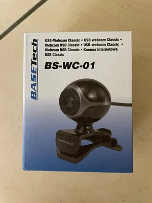 Base Tech Webcam Kamera BS-WC-1 neu original verpackt schwarz - Bild 1 von 3